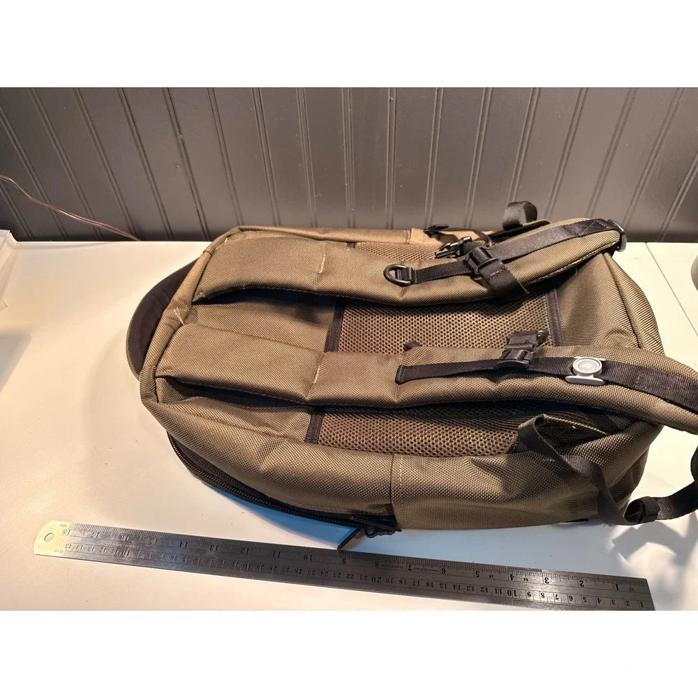 Herschel Supply Co Cordura Ballistic Backpack Olive Green Laptop Travel Bag